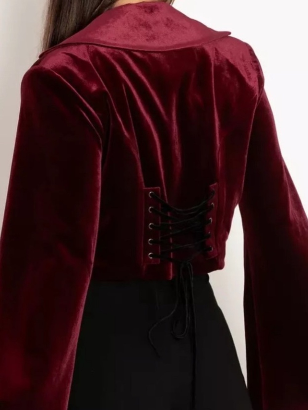 Blackmilk Some Velvet Morning Cropped Jacket - Picture 2 of 2